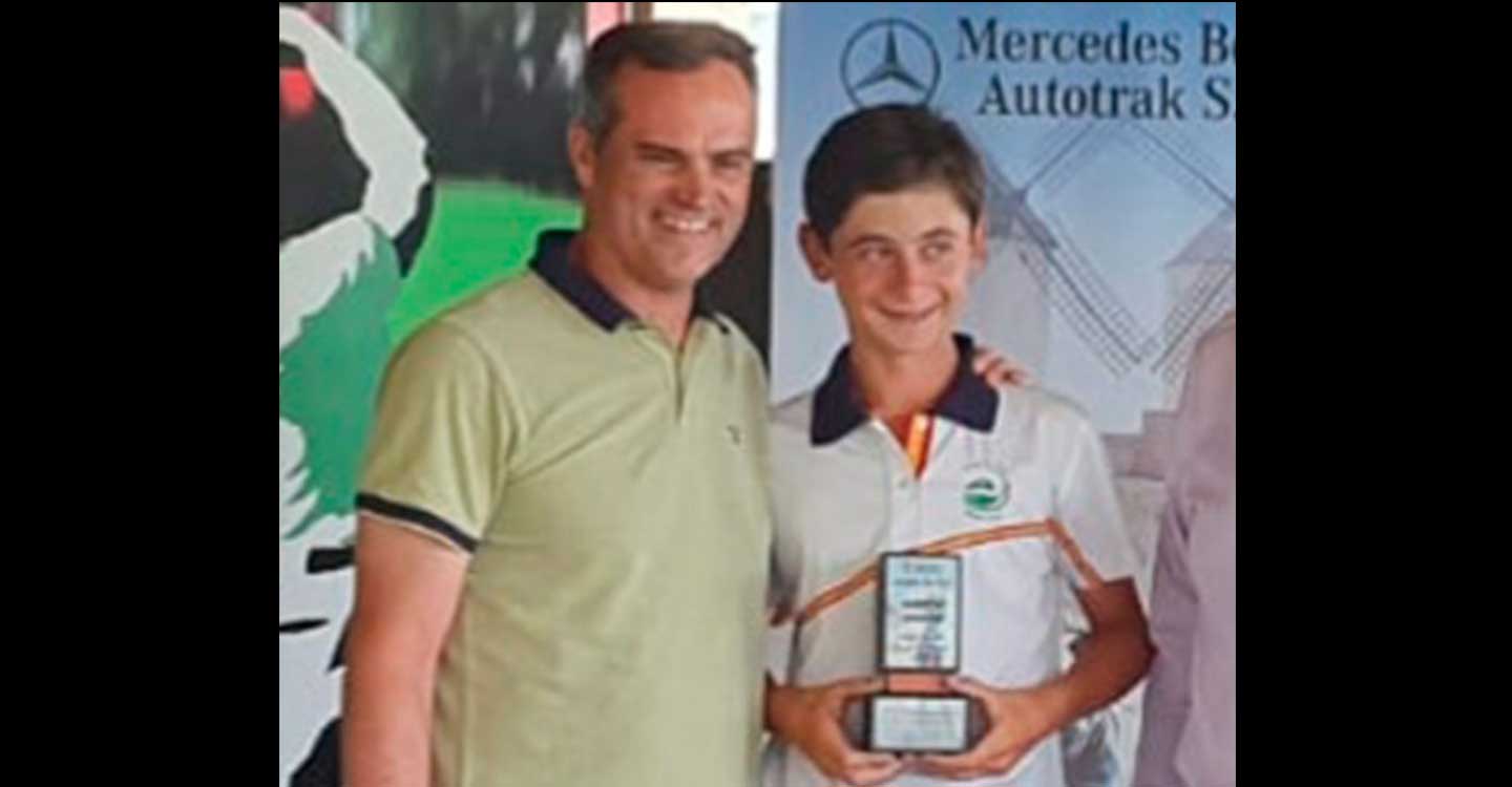 Raúl Aliaga, Alonso Román, Juan Carlos Sánchez, Angel Domínguez, María Dolores Cano y Sara Moreno, ganadores del penúltimo torneo de la Orden de Mérito del Club de Golf Tomelloso.