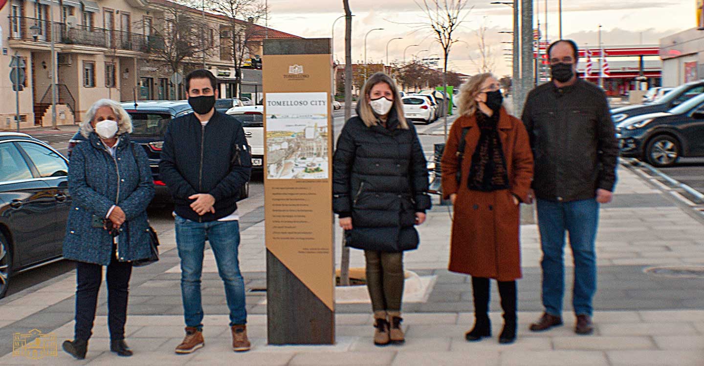 Homenaje a José Luis Cabañas en la avenida Juan Carlos I de la ciudad de Tomelloso
