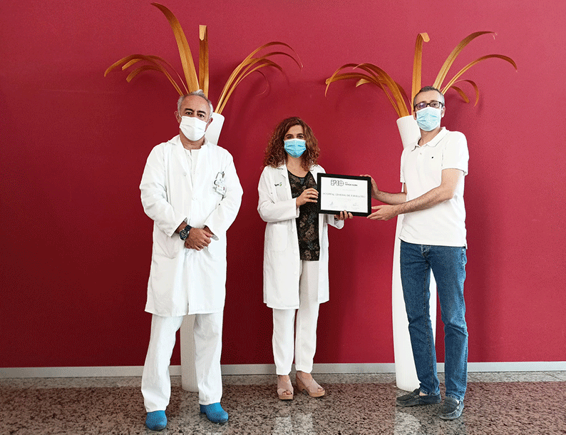  El Hospital de Tomelloso, reconocido por la labor formativa que realiza con los alumnos del IES Francisco García Pavón