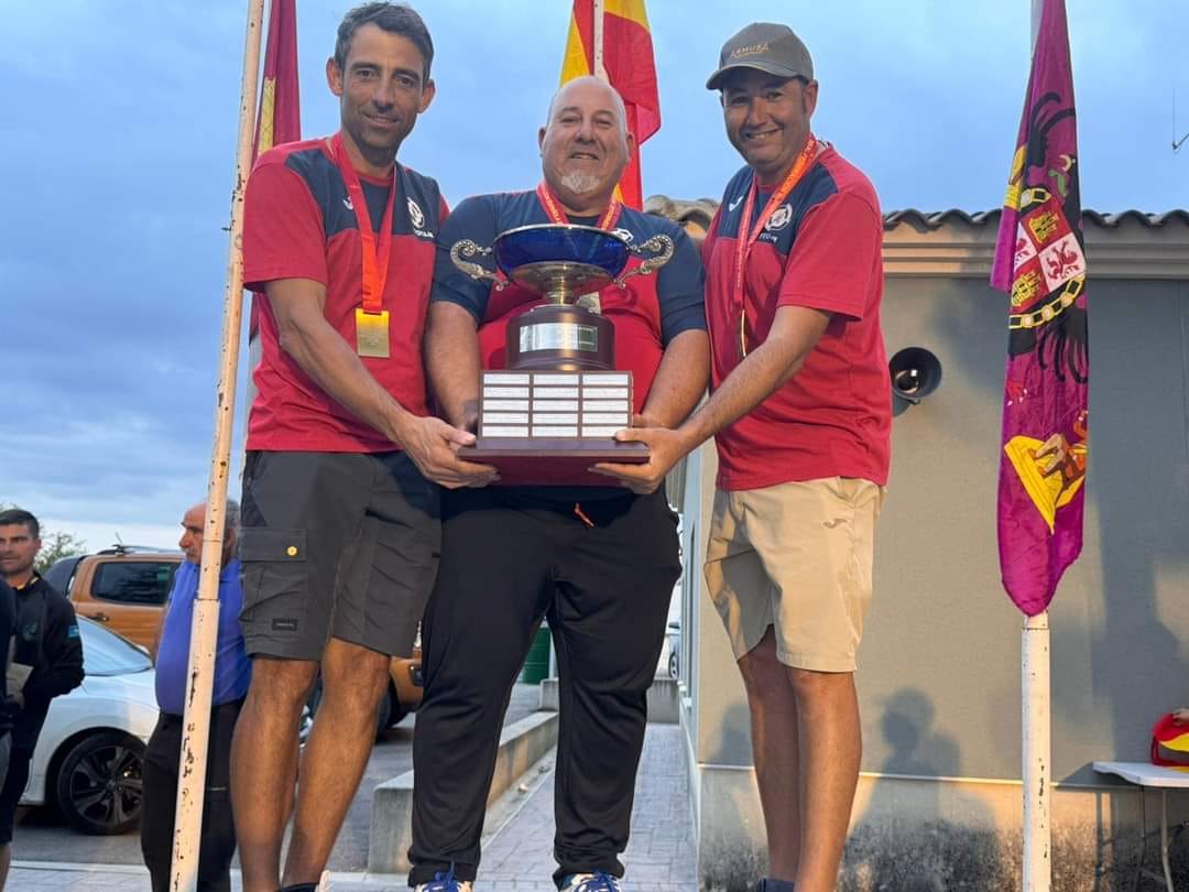 El tomellosero, Jesús Serrano, pletórico tras el triunfo del equipo de Castilla-La Mancha en el Campeonato de España