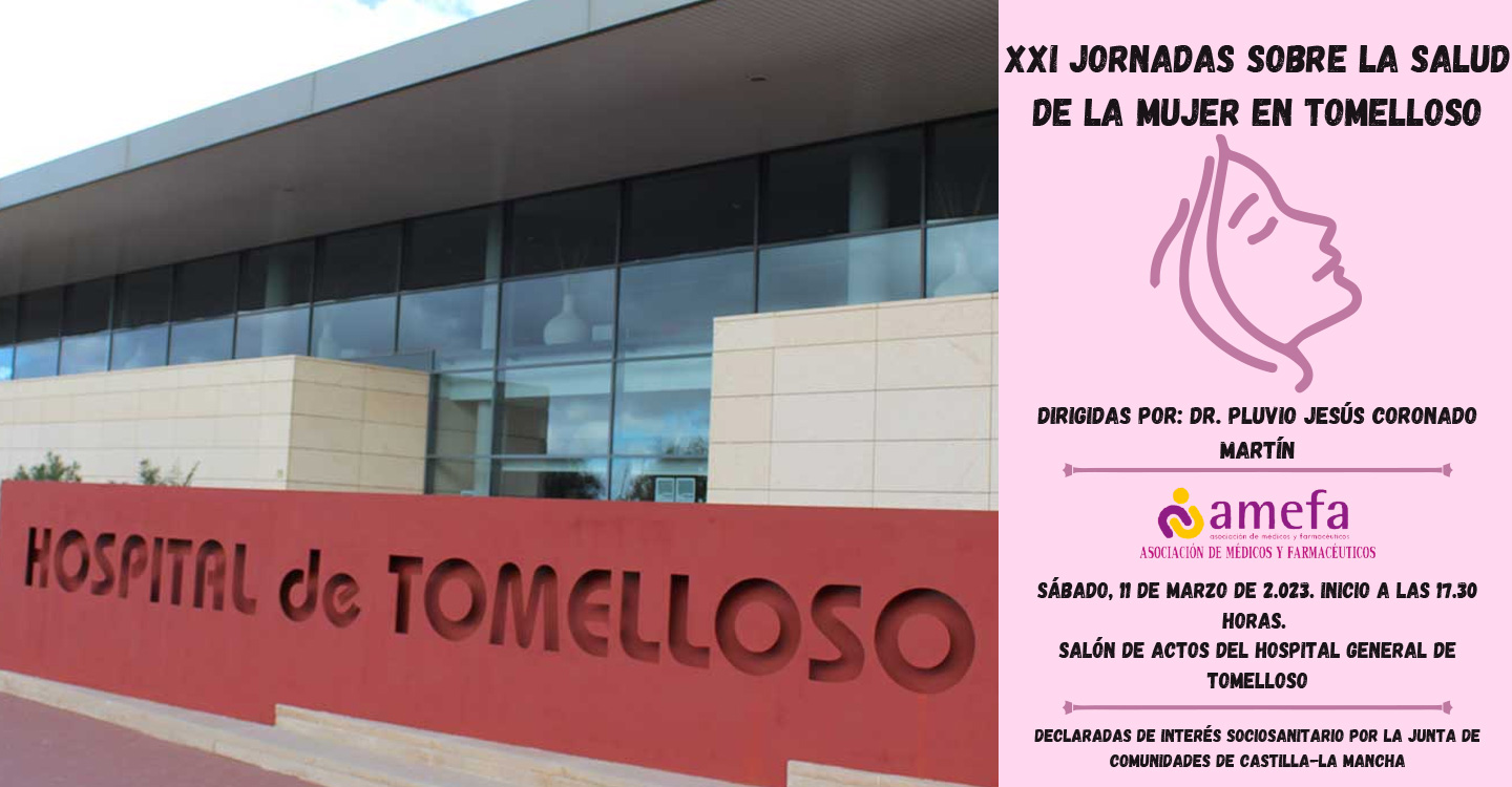 Las “XXI Jornadas sobre la Salud de la Mujer en Tomelloso” se celebrarán el sábado 11 de Marzo