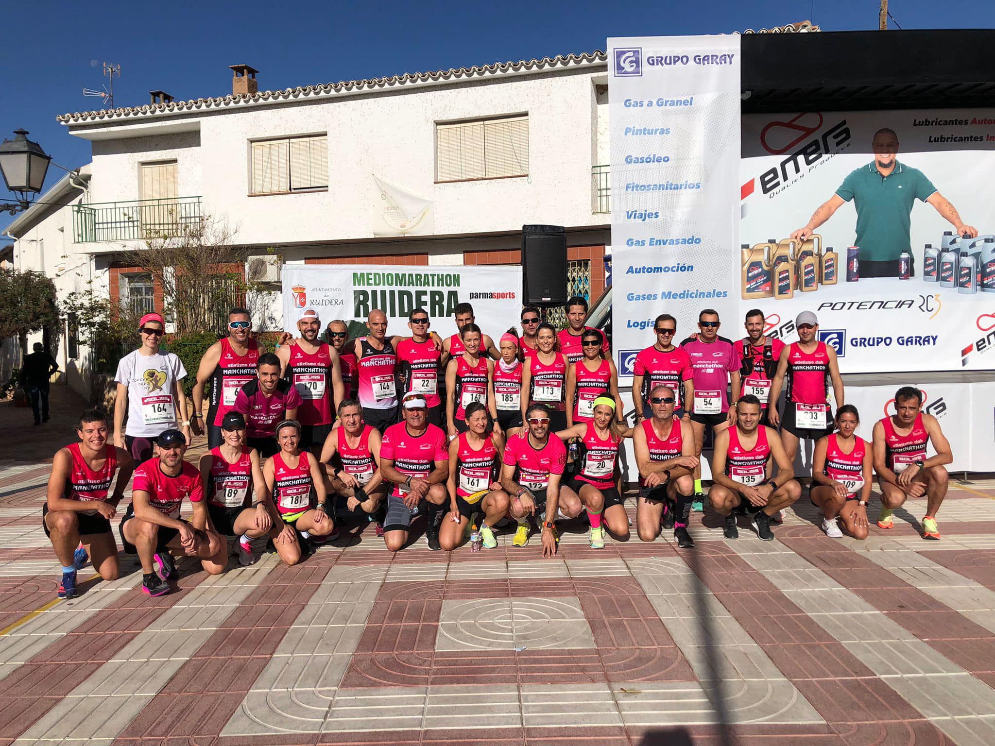 El A.C. Manchathon disfrutó de la media maratón de Ruidera en un entorno privilegiado para la práctica del deporte