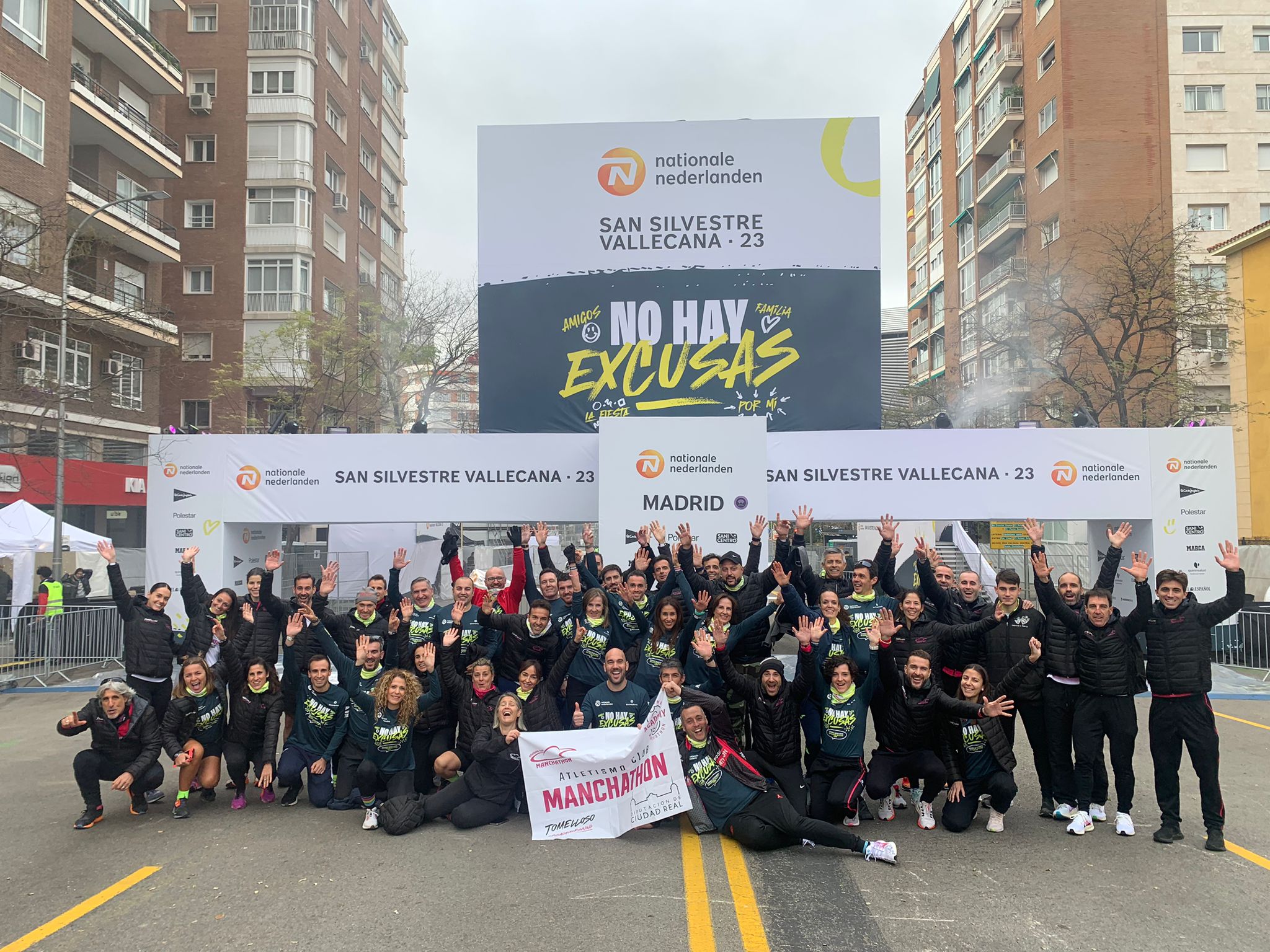 El A.C. Manchathon disfrutó a lo grande corriendo la San Silvestre Vallecana