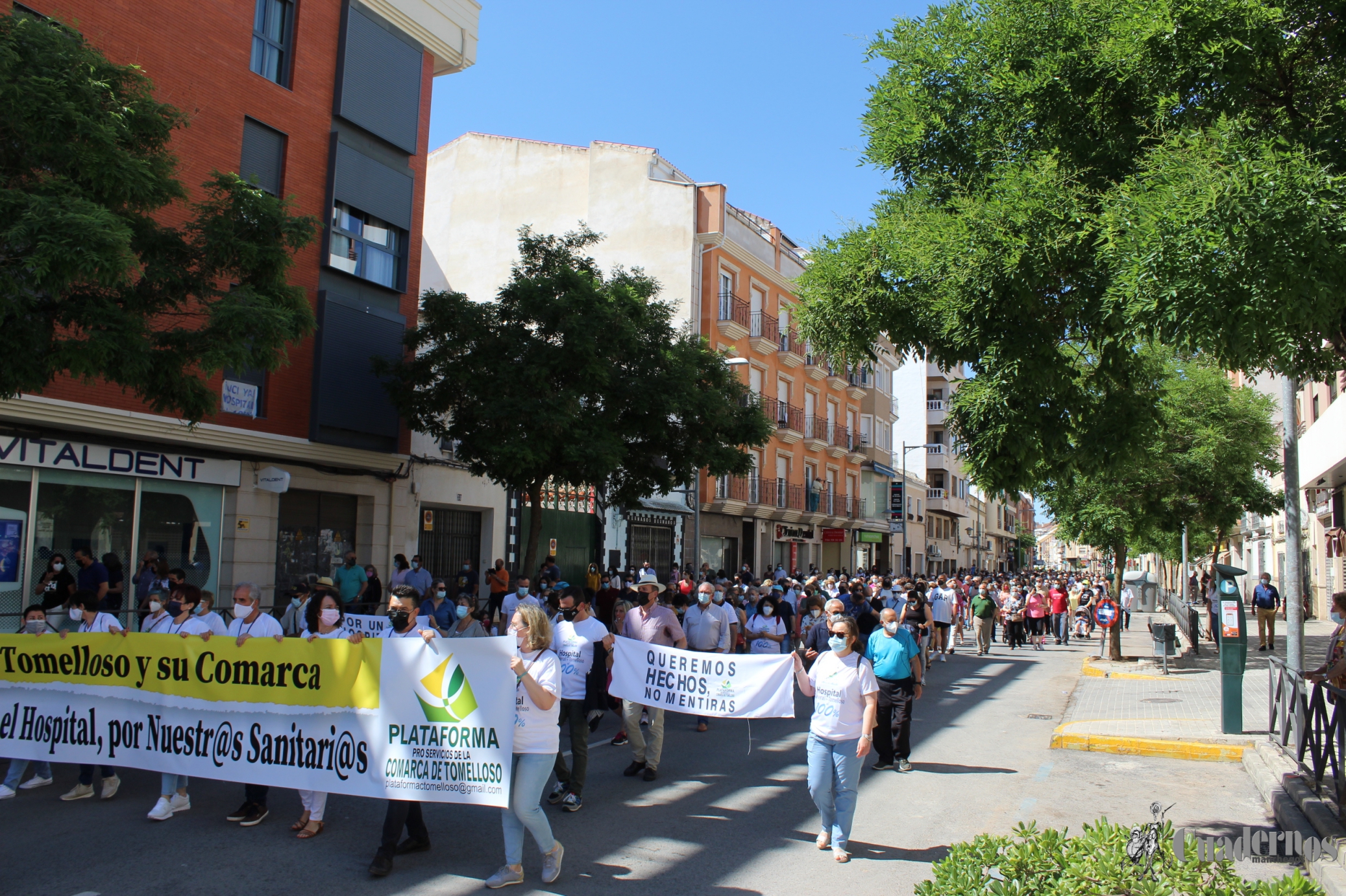 Manifestación Plataforma Pro Servicios