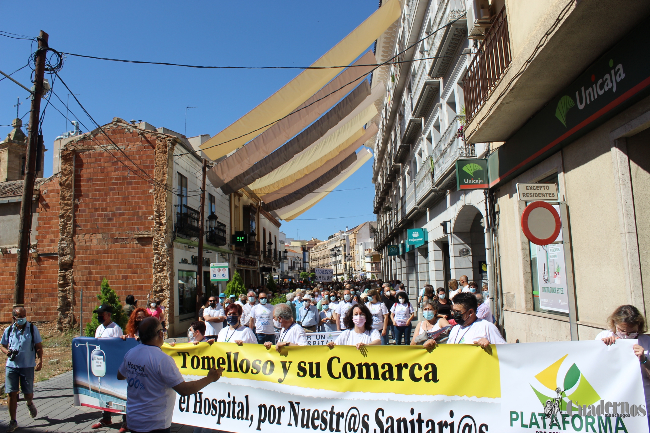 Manifestación Plataforma Pro Servicios