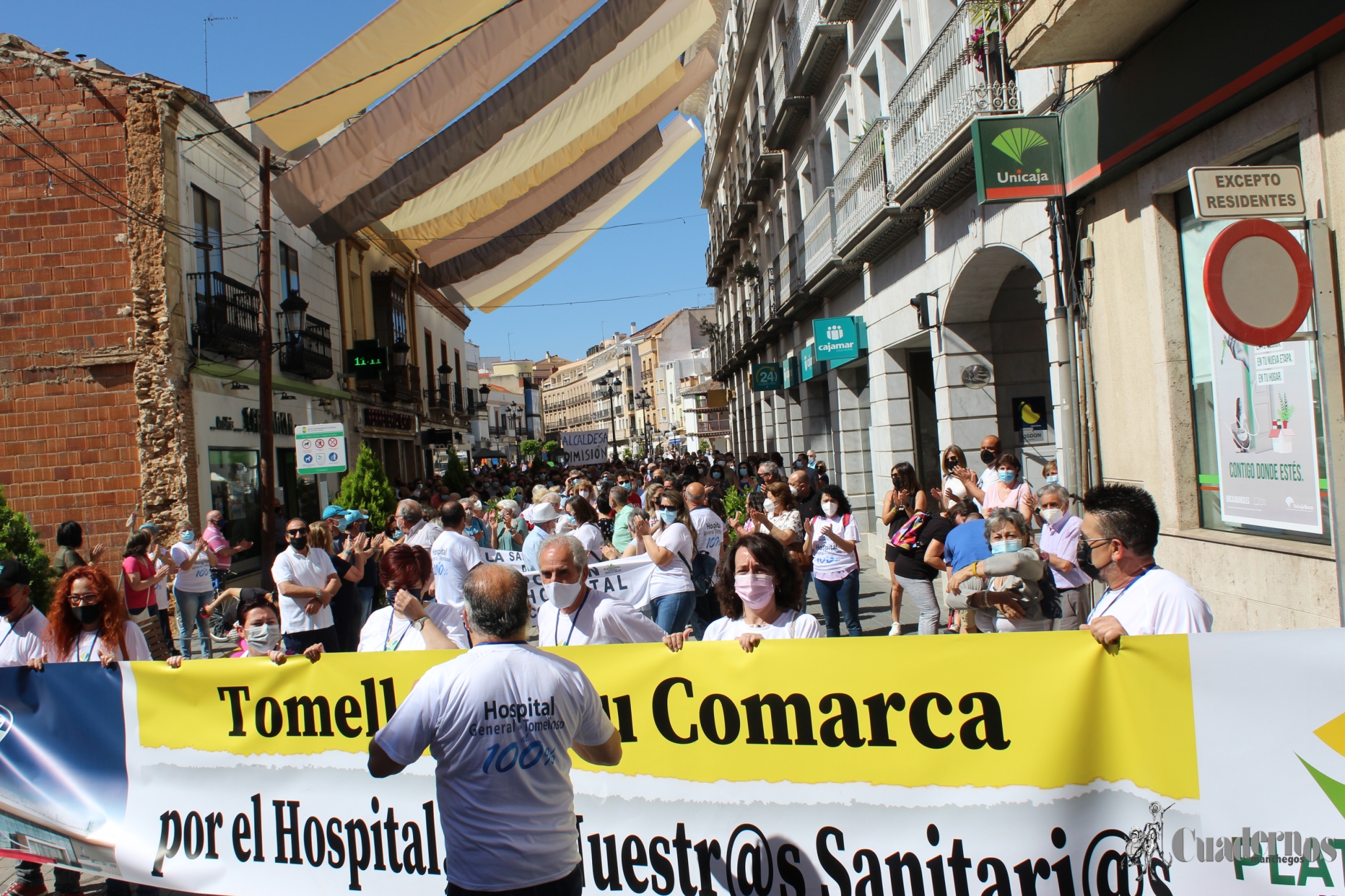 Manifestación Plataforma Pro Servicios