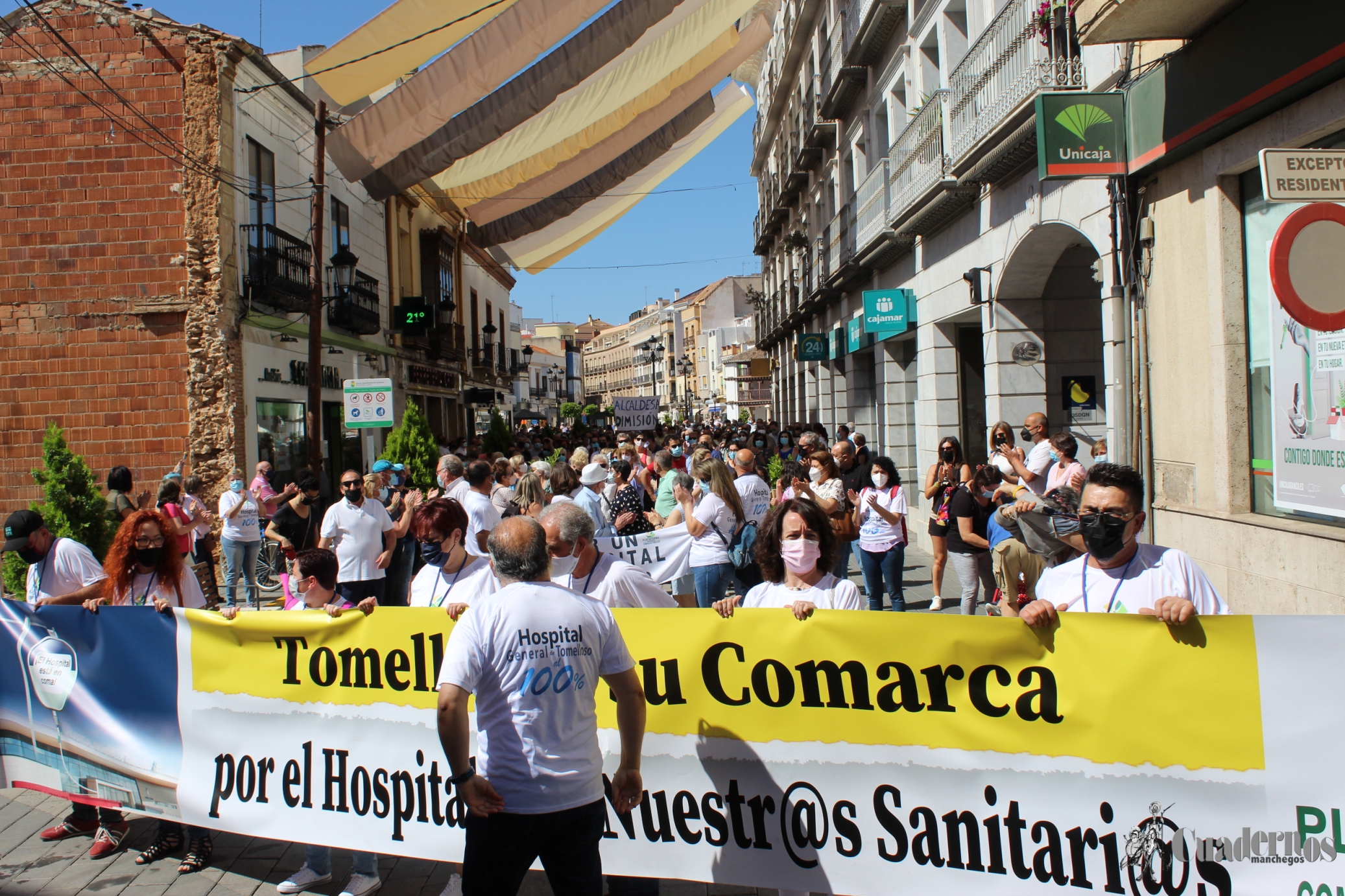 Manifestación Plataforma Pro Servicios