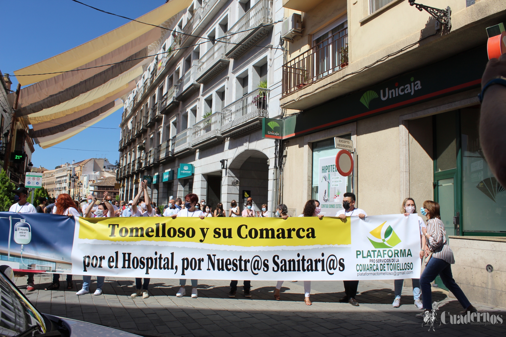 Manifestación Plataforma Pro Servicios