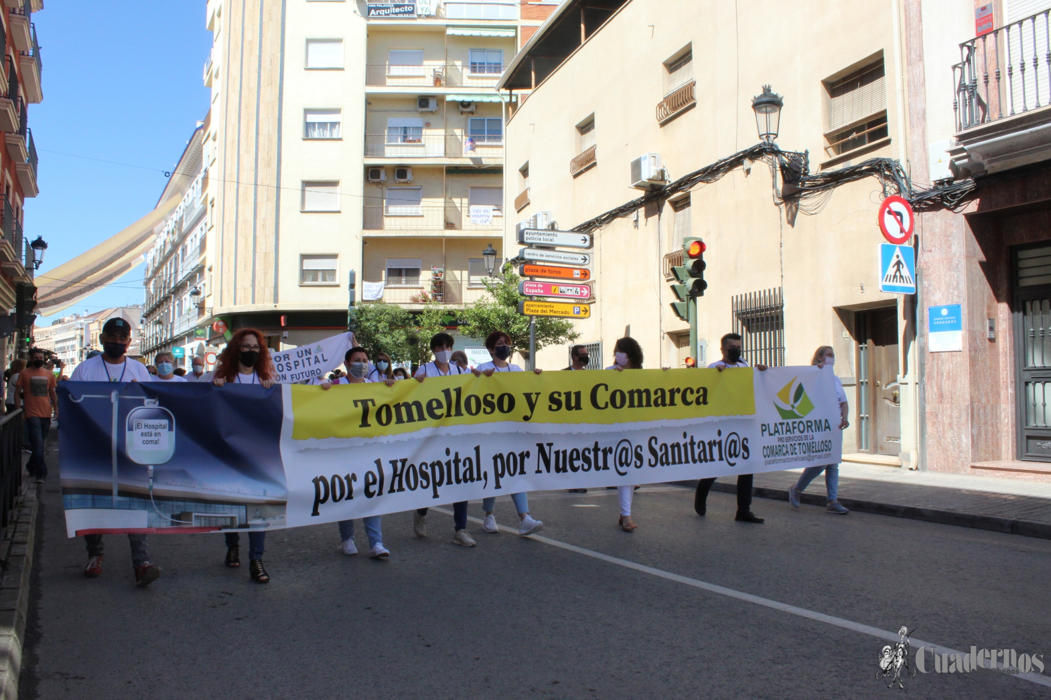 Manifestación Plataforma Pro Servicios