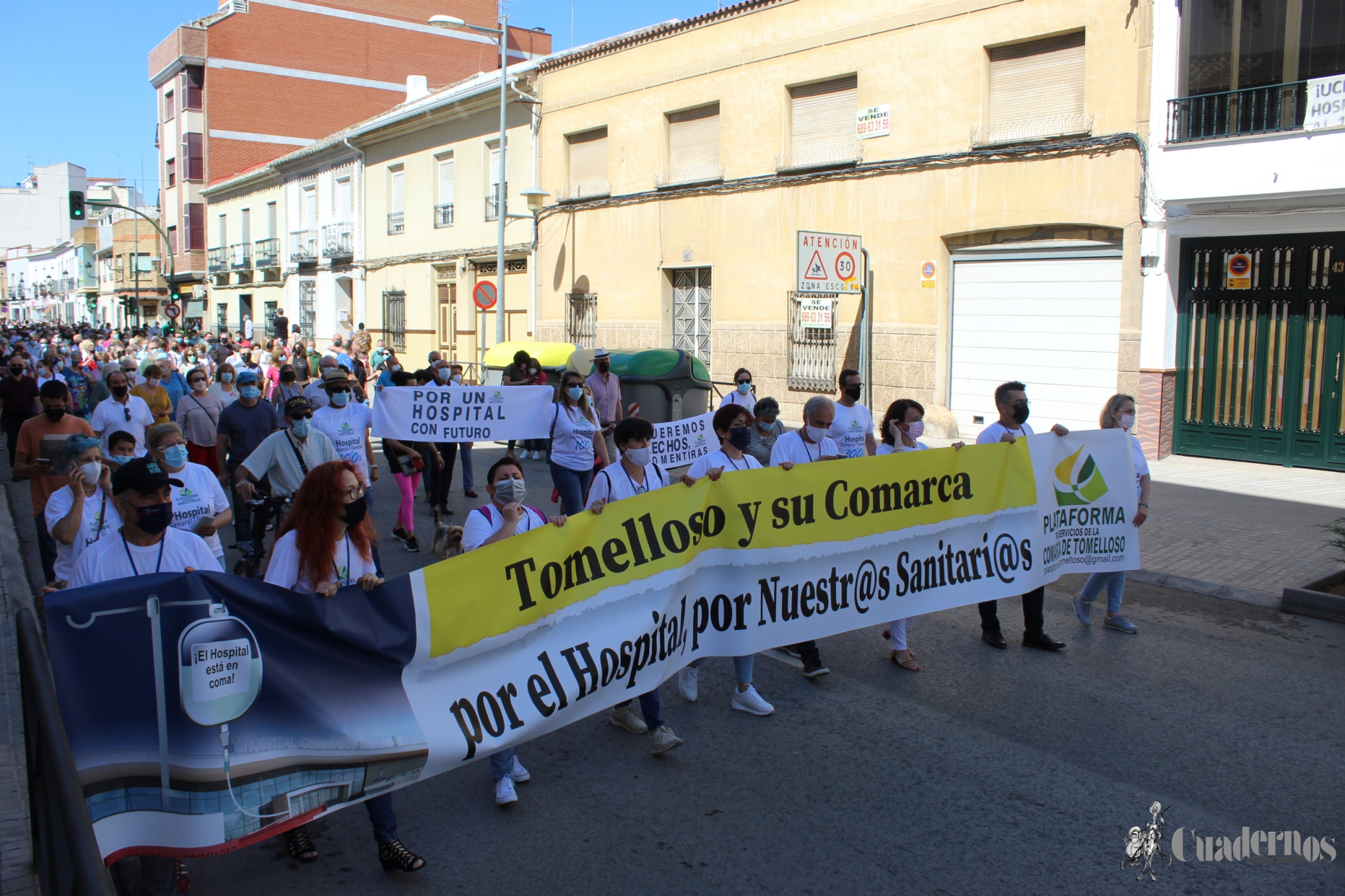 Manifestación Plataforma Pro Servicios