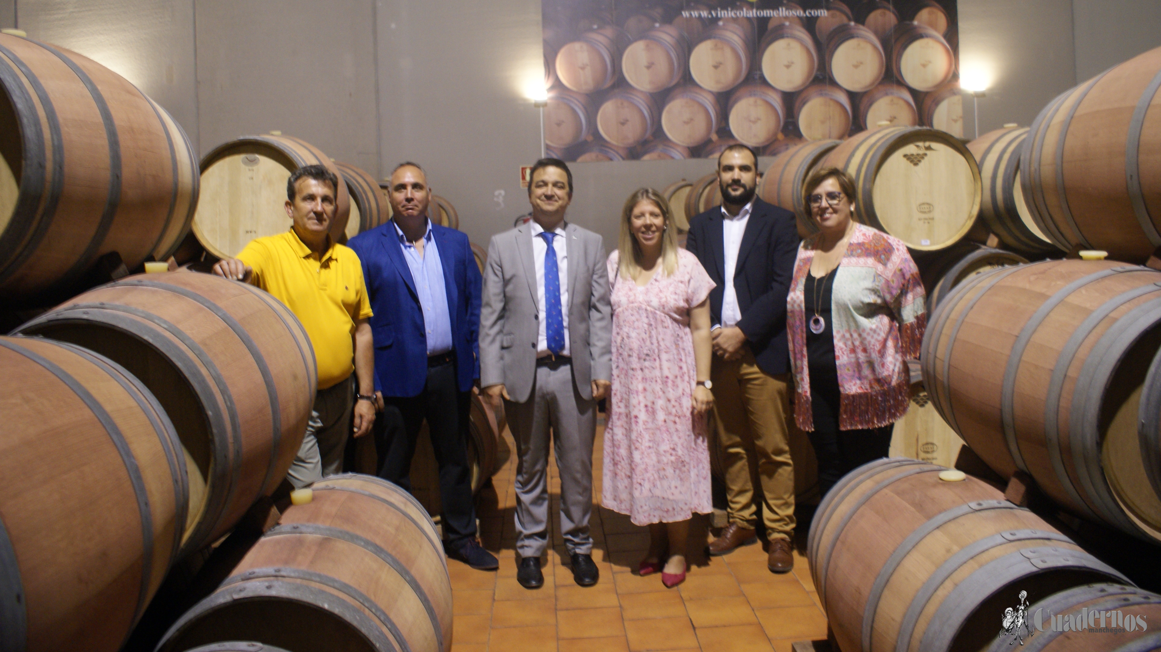 Martínez Arroyo reconoce la importante apuesta de Vinícola de Tomelloso en el compromiso de la producción de vinos de calidad de esta cooperativa.