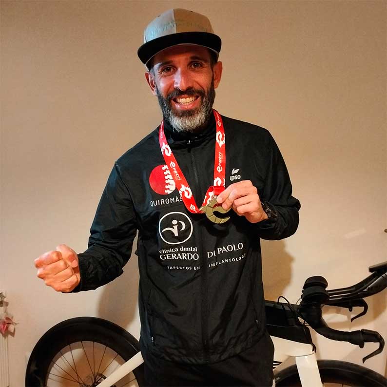 Medalla de Oro para Fernando de la Calle en el Nacional de Duatlón de Media Distancia disputado en Hijar