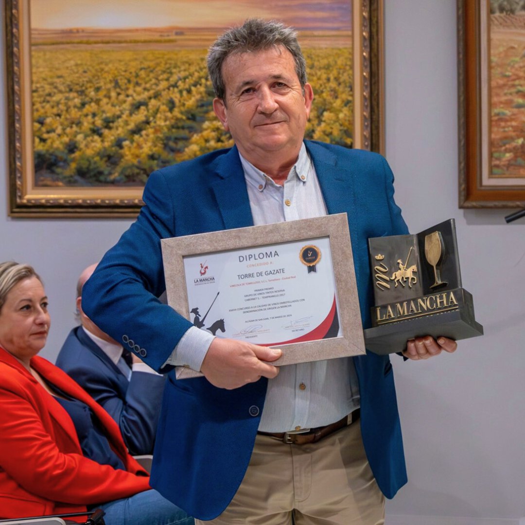 El “Torre de Gazate Cabernet Sauvignon Tempranillo 2017” de Vinícola de Tomelloso premiado con una Medalla de Oro