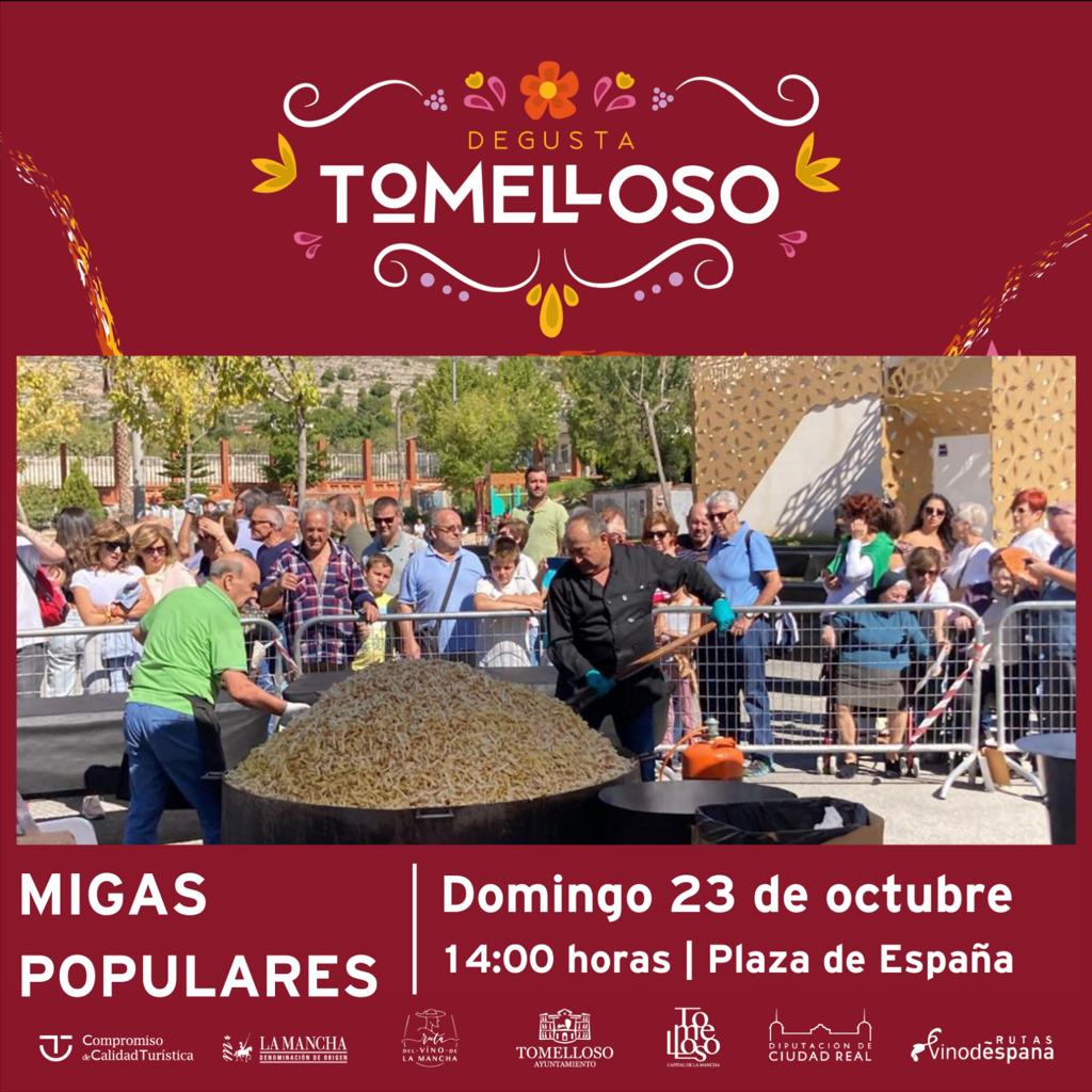 Unas migas populares pondrán el sabor a tradición en ‘Degusta Tomelloso’ este domingo
