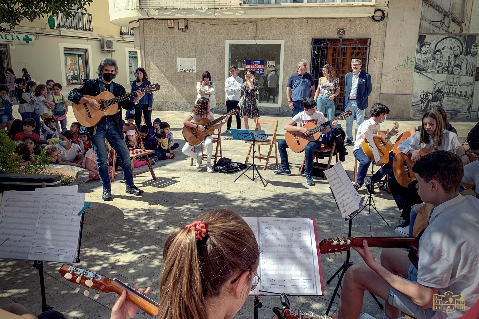 La música, protagonista en las calles de Tomelloso de la mano de alumnos y profesores del Conservatorio de Tomelloso
