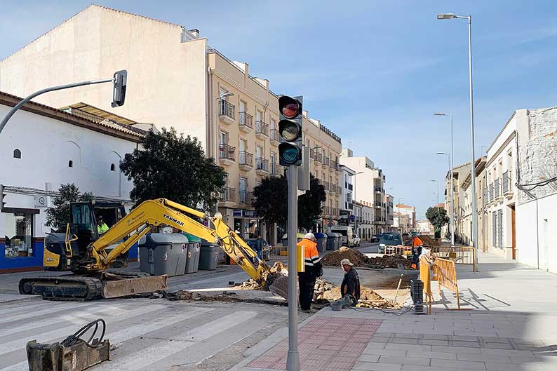 
Esta semana se han reanudado las obras de la calle García Pavón
