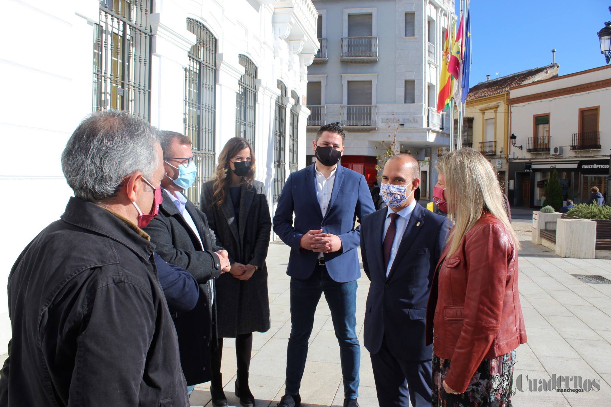 Pablo Bellido visita Ayto Tomelloso