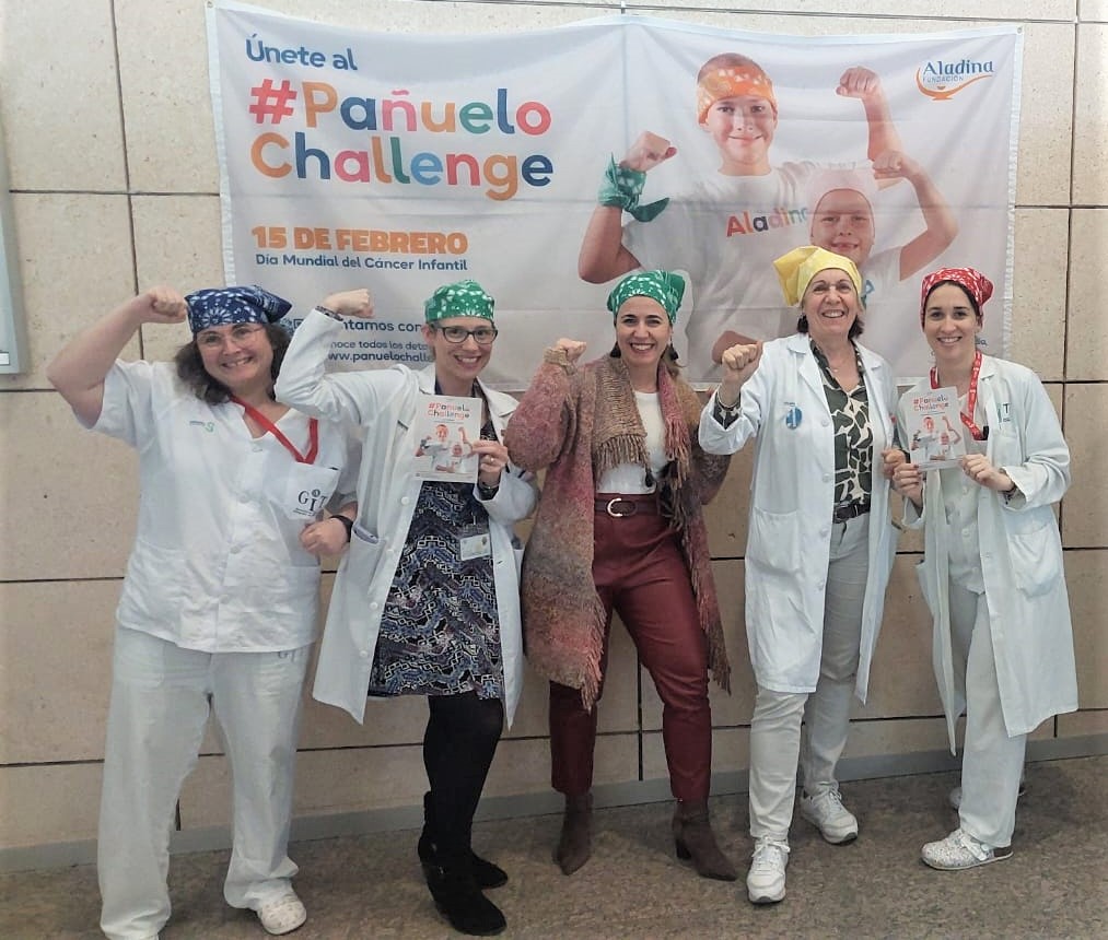La GAI de Tomelloso se suma a la campaña de la Fundación Aladina: el Pañuelo Challenge