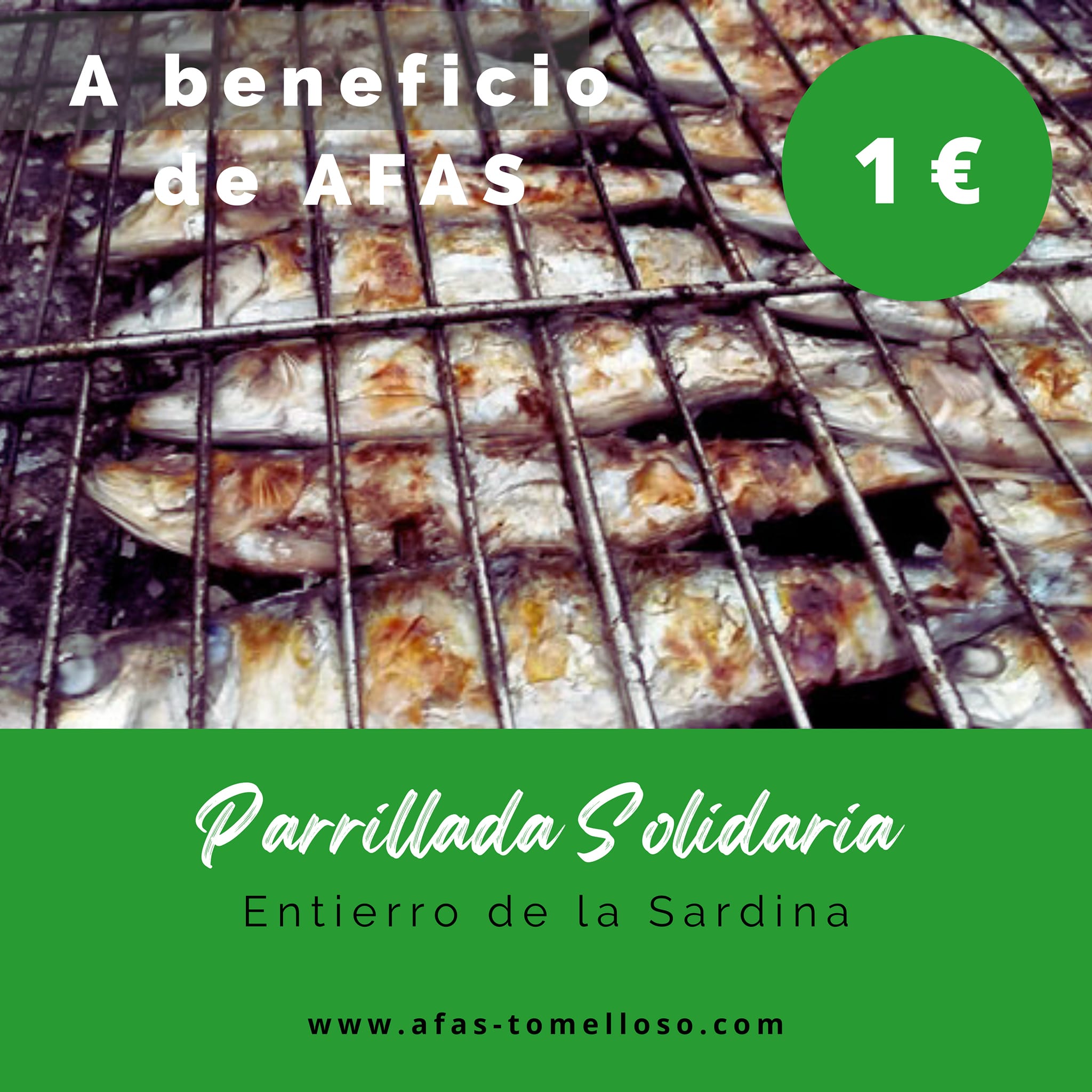 AFAS será la entidad beneficiaria de la parrillada solidaria de este próximo miércoles que pondrá el punto y final al Carnaval de Tomelloso