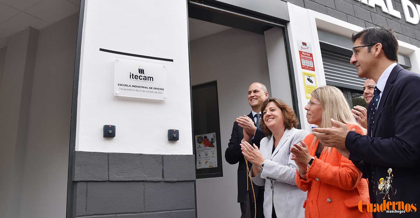 Patricia Franco inaugura en Tomelloso la Escuela Industrial de Oficios de Itecam