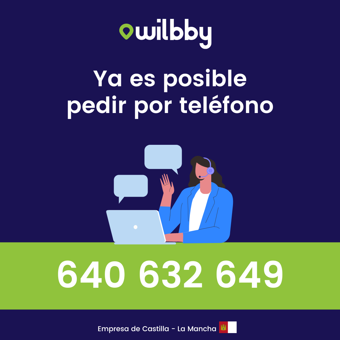 Ya es posible pedir por teléfono en Wilbby