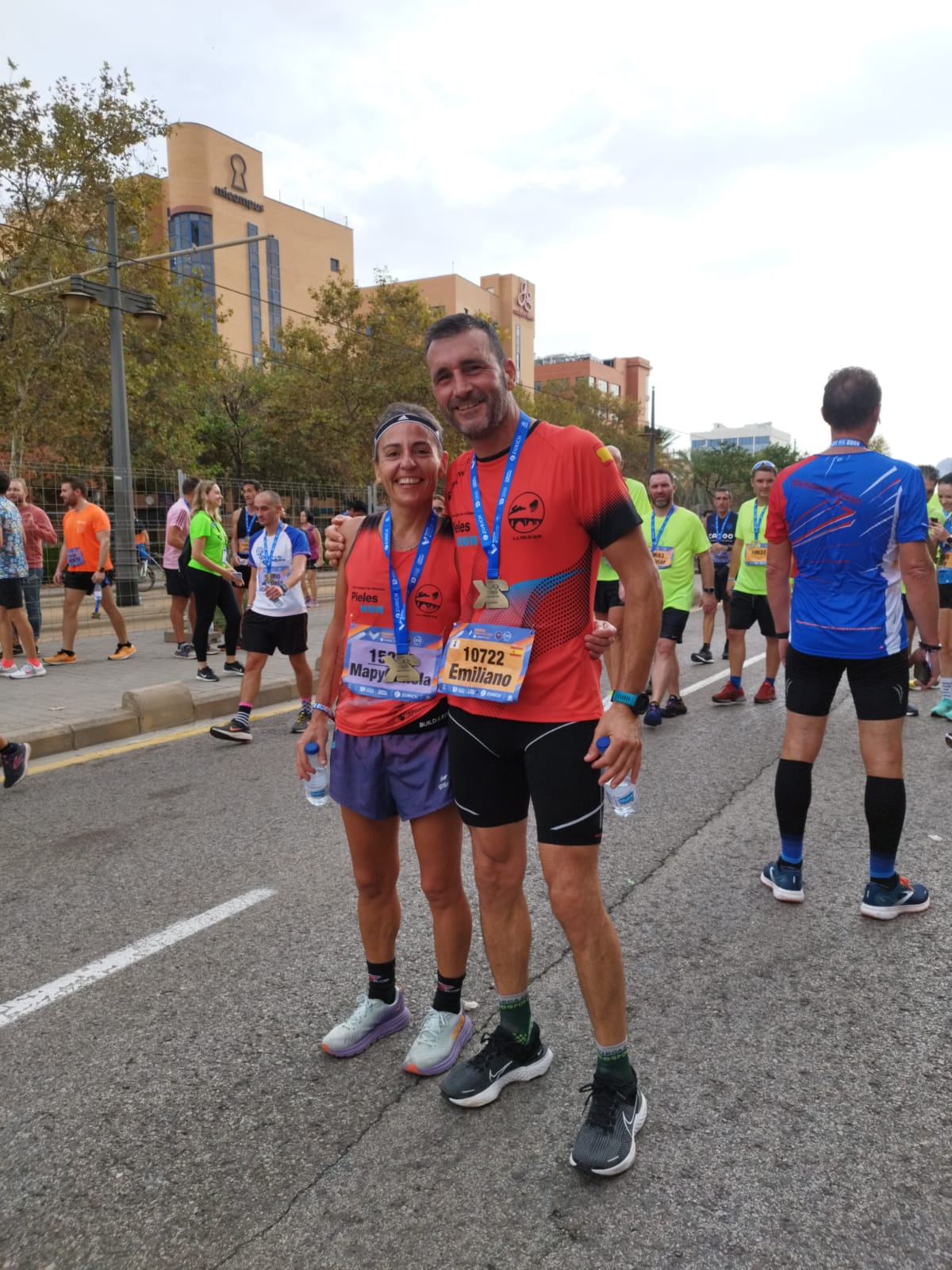 Pieles Run en el Maratón de Valencia