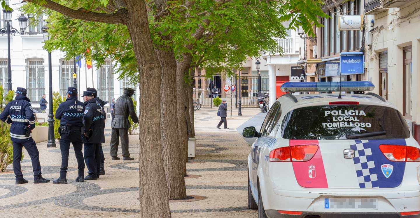 La Policía Local de Tomelloso detiene a un individuo por intento de robo, después de una persecución por tejados