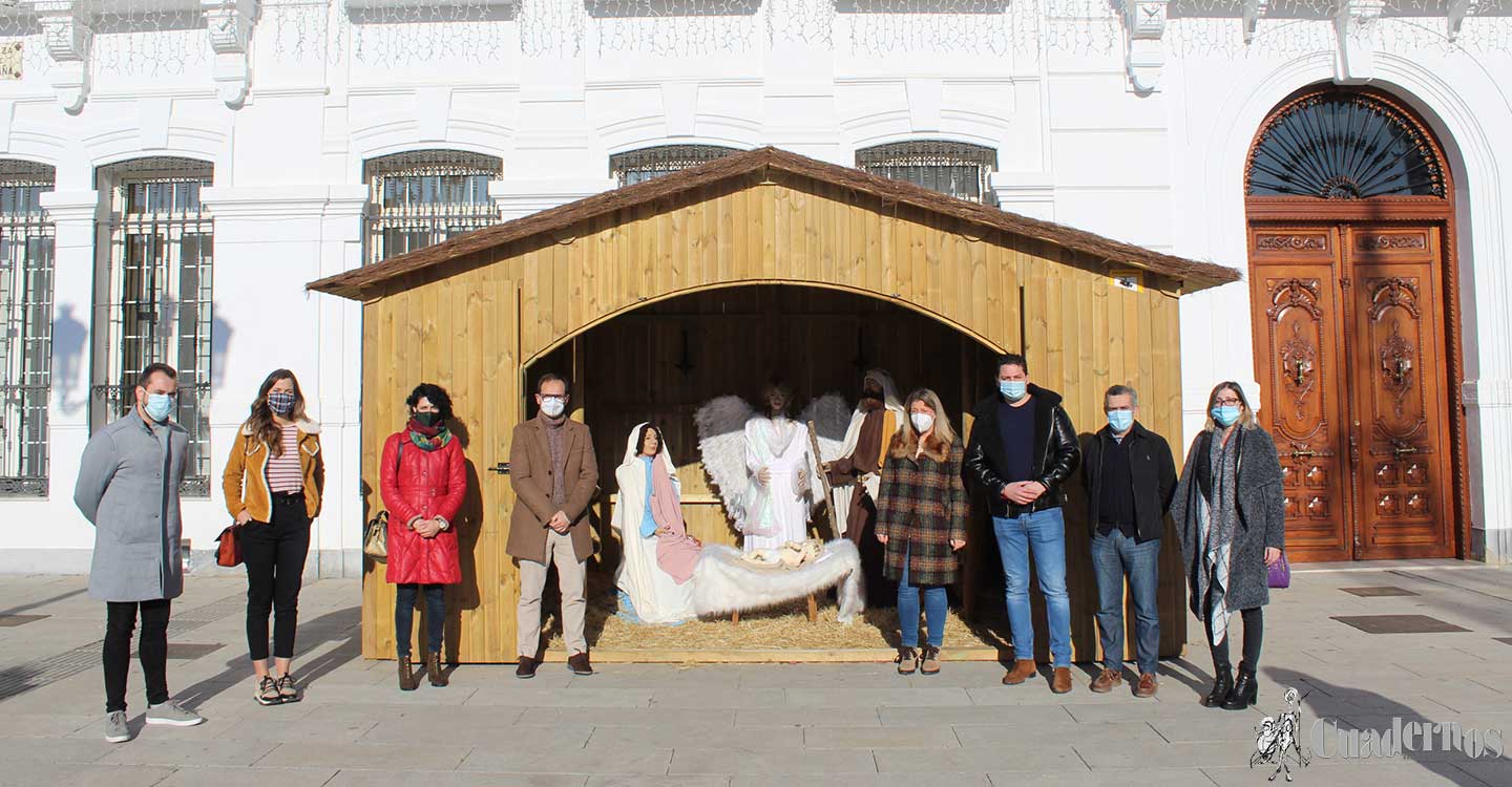 El Portal de Belén abre de nuevo sus puertas en la Plaza de España de Tomelloso