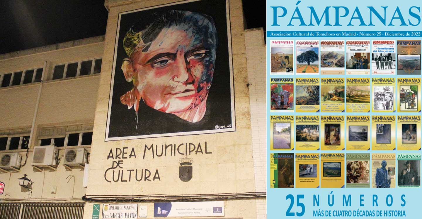 El 25 de Marzo de presentará la revista Pámpanas número veinticinco en la Biblioteca Municipal de Tomelloso