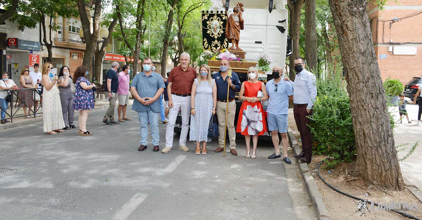 La Hermandad San Cristóbal celebra por fin el tan deseado homenaje a su patrón, después de un periodo de pandemia que ha supuesto mucho sacrificio para los transportistas