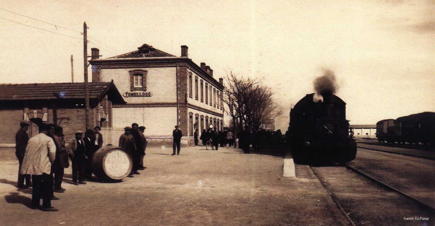 Tomelloso, el tren y los vagones fudres