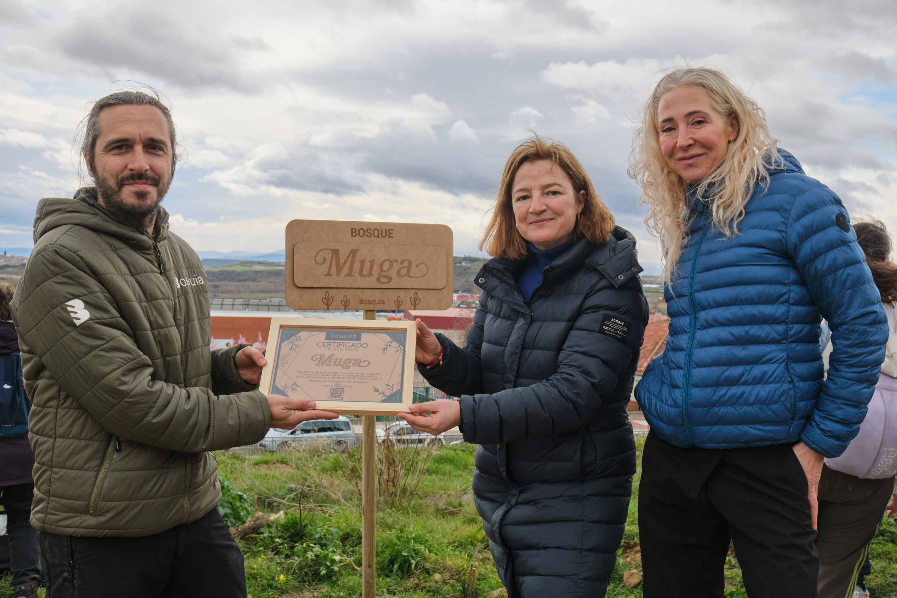 Bodegas Muga y Bosquia se unen para reducir la emisión de CO2 en 196 toneladas con la creación de un bosque  