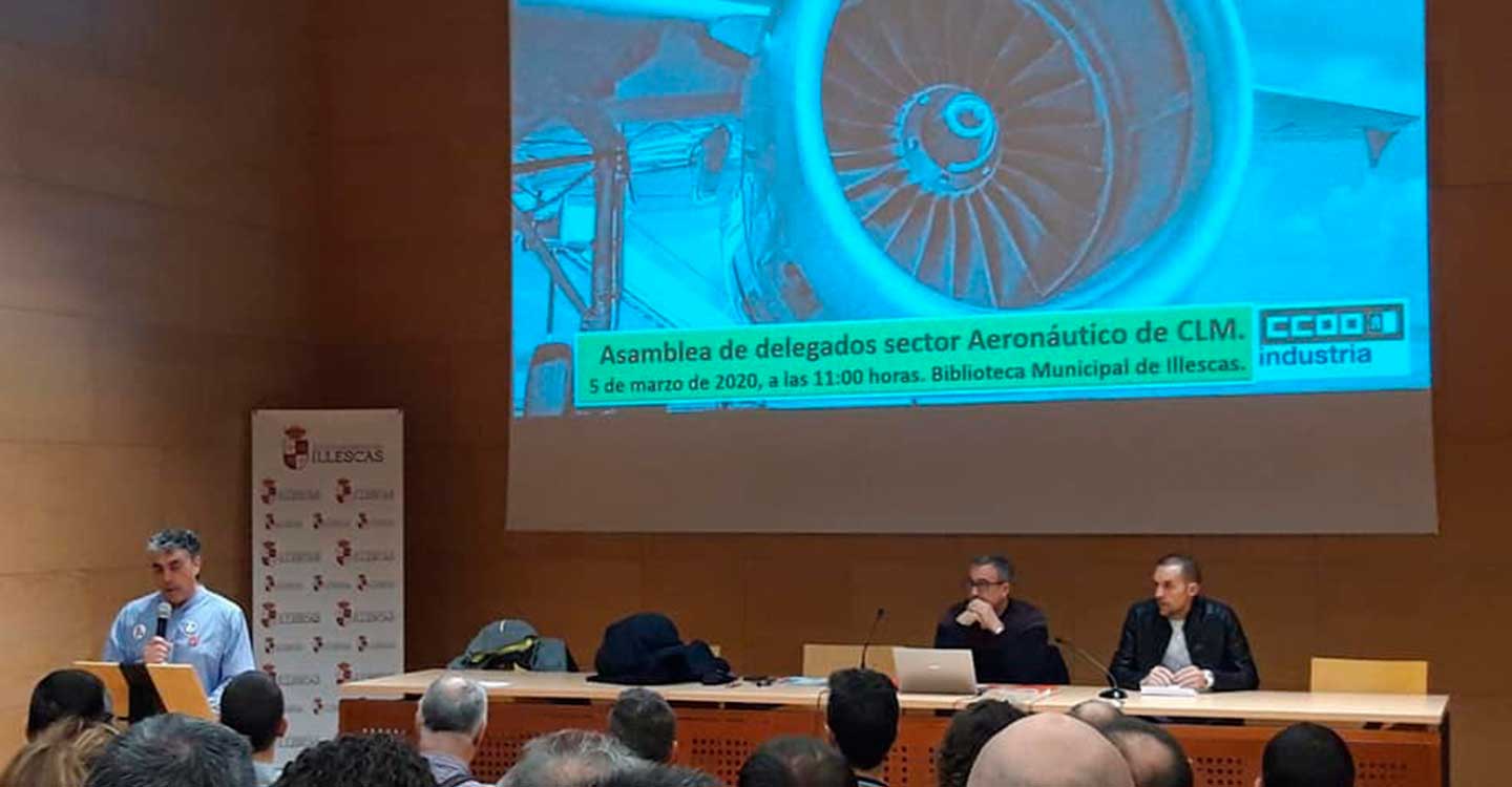 CCOO-Industria CLM negocia y acuerda ERTEs para preservar el tejido empresarial y el empleo en sector aeroespacial de la región 