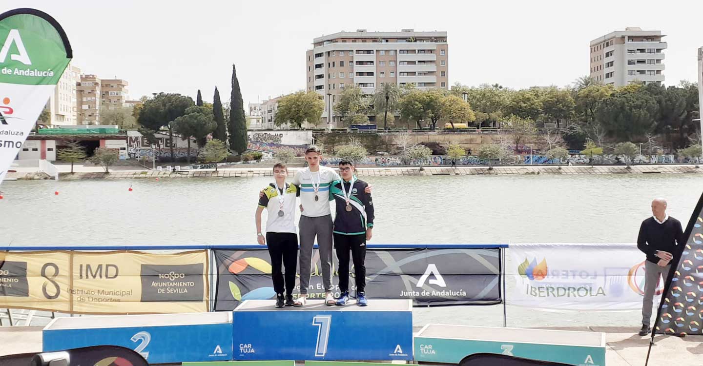 David Olivares canoista del Club Piragüismo Cuenca con Carácter se coronaba subcampeón de España 