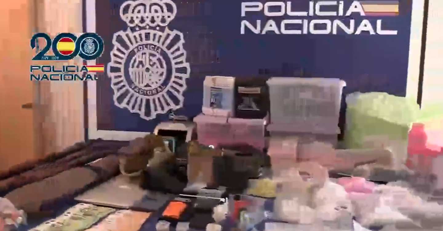 La Policía Nacional desmantela un laboratorio clandestino de drogas sintéticas con más de 35 kilogramos de MDMA