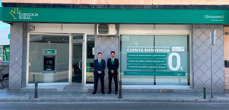 Eurocaja Rural se asienta en la localidad valenciana de Burjassot con una nueva oficina