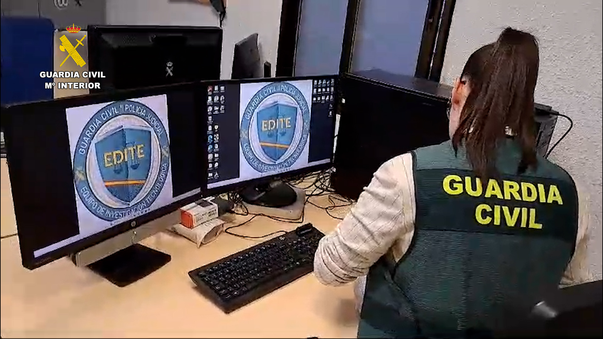 La Guardia Civil desarticula una organización criminal dedicada a cometer estafas con criptomonedas