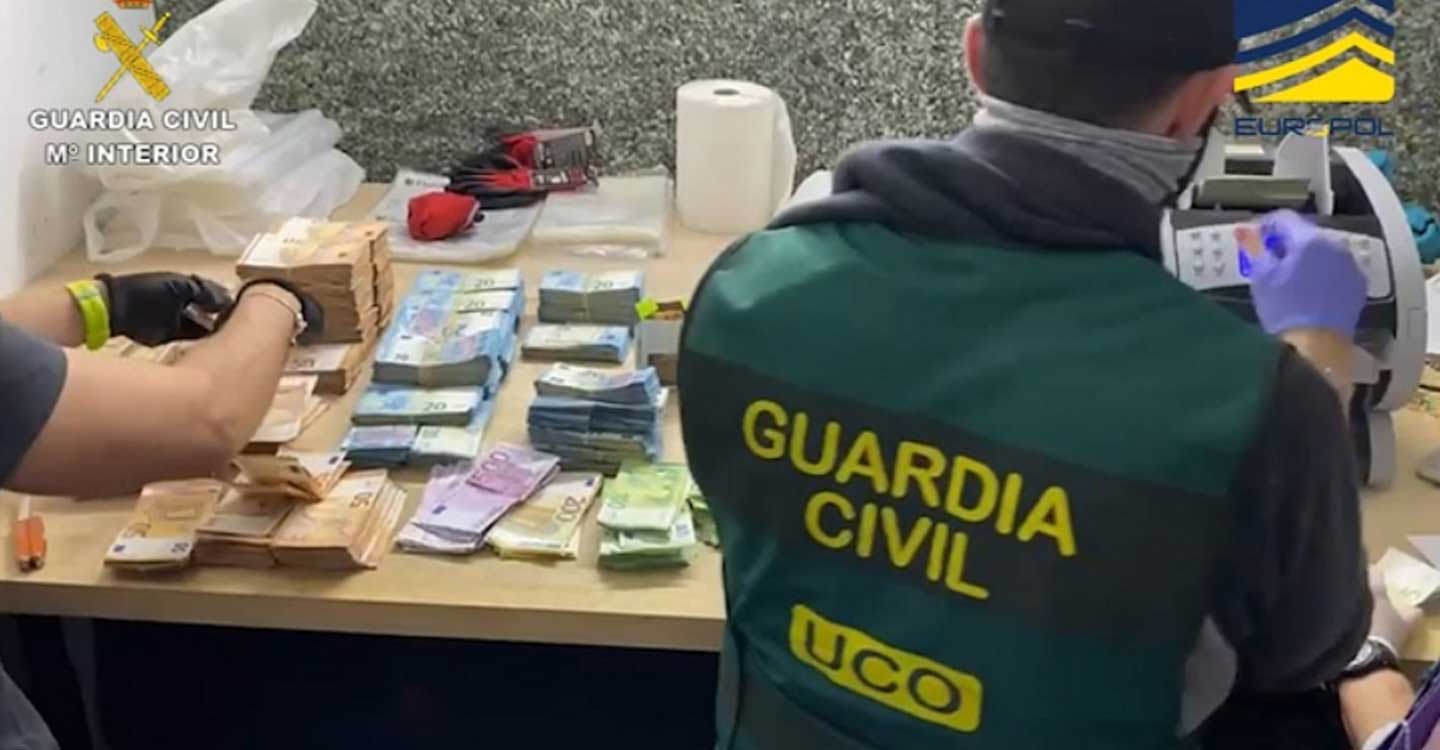 La Guardia Civil desarticula la estructura española de la mayor red “Hawala” internacional detectada, con capacidad de blanquear hasta 350.000 € al día