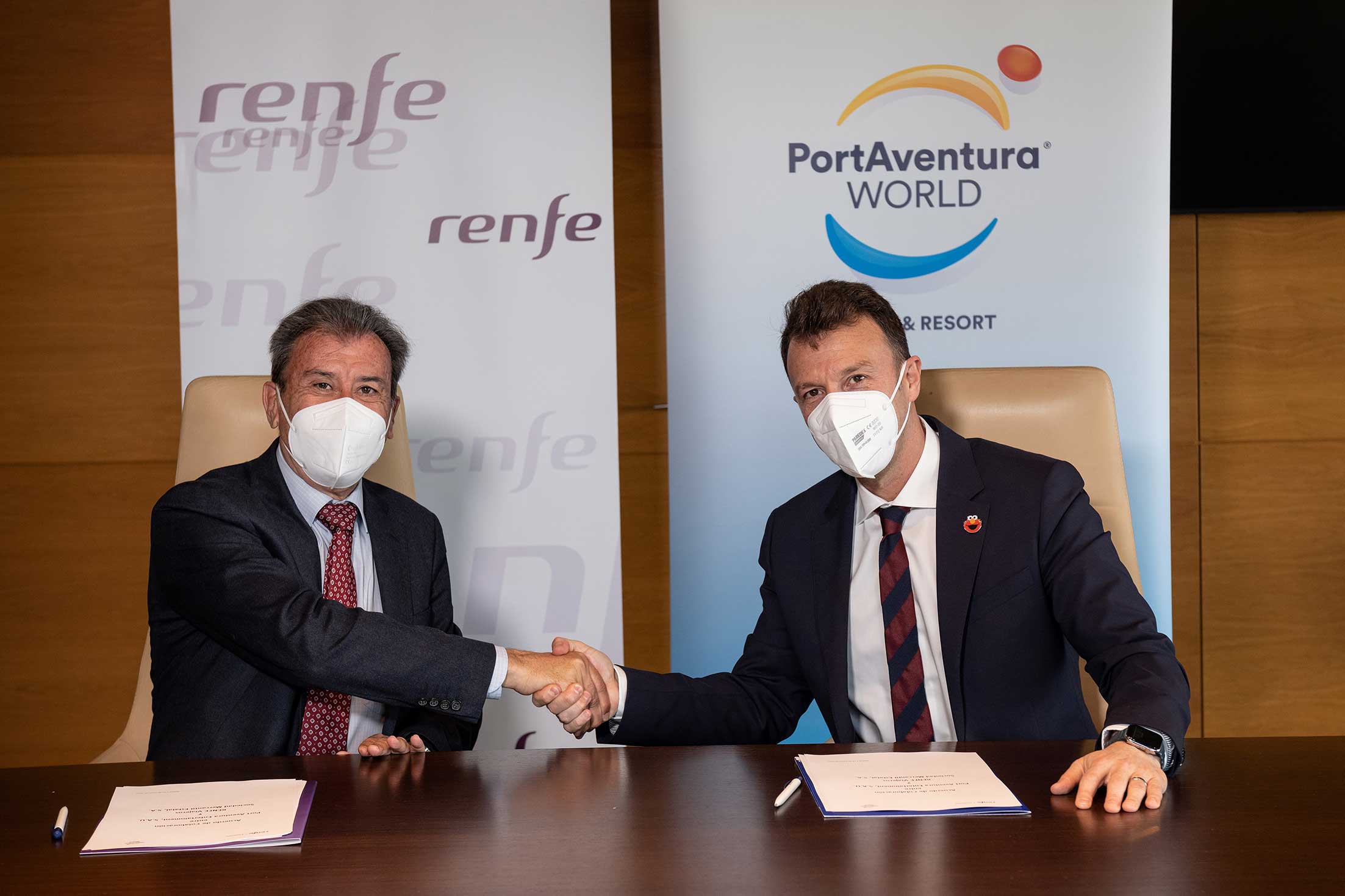 Renfe y PortAventura World sellan una alianza estratégica para los próximos años