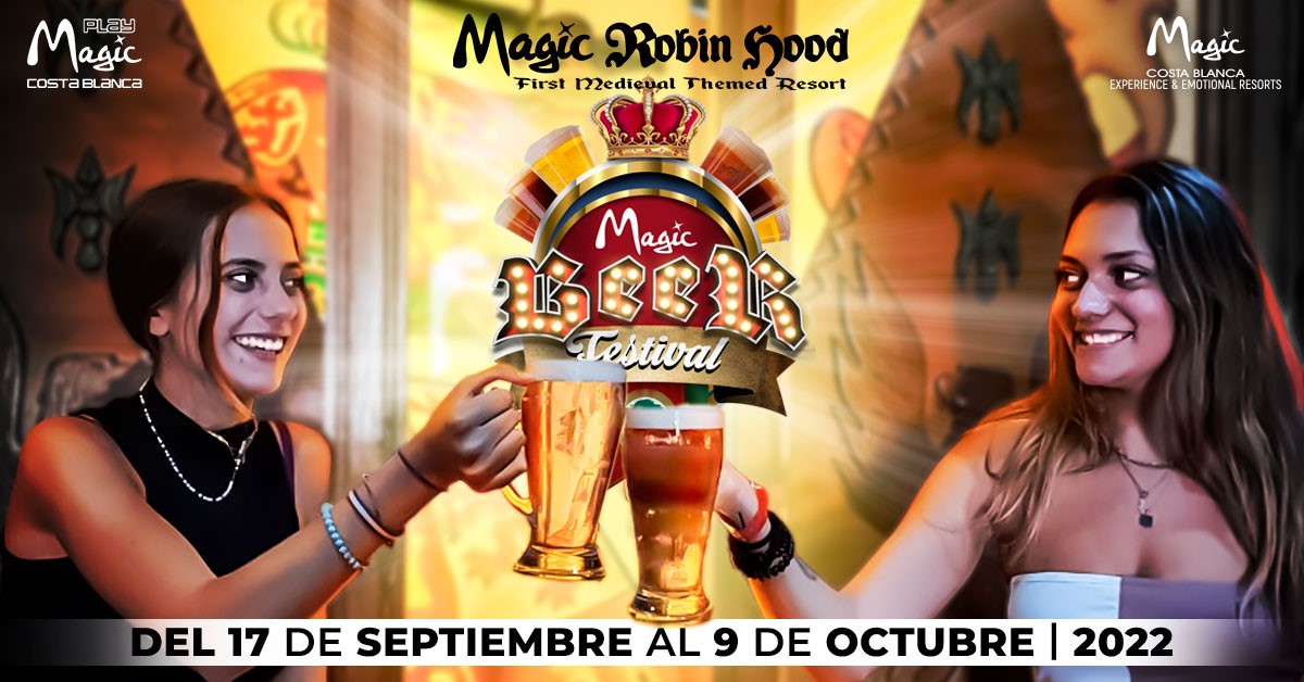El resort Magic Robin Hood acogerá en septiembre y octubre un gran festival dedicado a la cerveza 