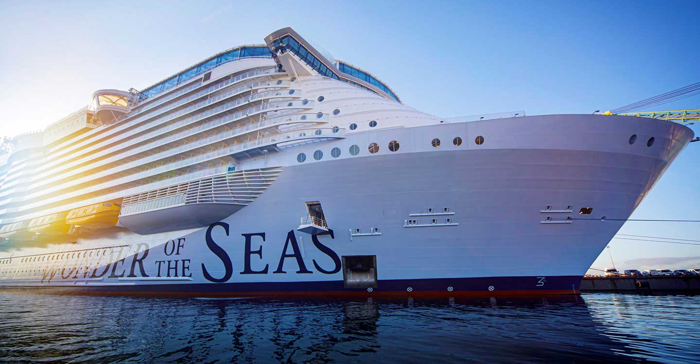 Royal Caribbean da la bienvenida al Wonder of the Seas, su barco más innovador hasta la fecha