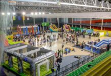 Abre sus puertas en el pabellón de la Ciudad Deportiva de Tomelloso un espectacular circuito de hinchables