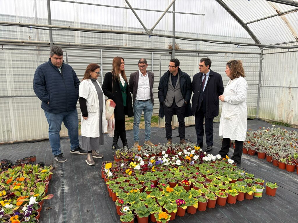 El director general de Discapacidad de Castilla-La Mancha visita el Centro Ocupacional de Villacañas