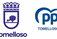 El color y el logotipo del Partido Popular se mete en el Ayuntamiento de Tomelloso