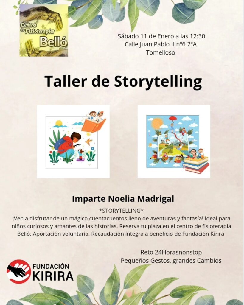Taller de Manualidades y un mágico cuentacuentos entre las actividades para este 11 de enero en Fisioterapia Belló