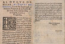 El motivo de la dedicatoria del Quijote de 1605 al duque de Béjar, pudiera estar cerca
