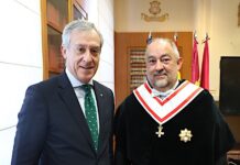 Eurocaja Rural felicita al rector de la UCLM en su acto de investidura