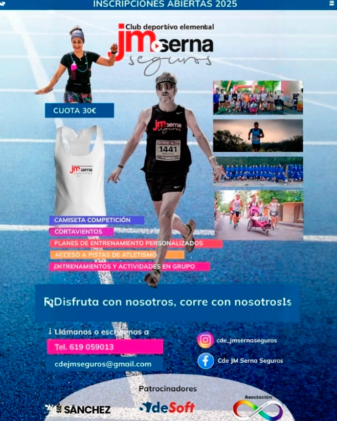 Abiertas las inscripciones para formar parte del JM Serna Seguros 1 JM Serna Seguros