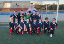 Nueva jornada con las escuelas deportivas de fútbol base en el Juande Ramos de Pedro Muñoz