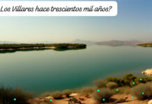 El Yacimiento Paleontológico junto a las Lagunas “La Colgada” y “Laguna del Rey”, pequeño y petrificado “Jardín” de fósiles (l). Reproducción imaginaria del yacimiento